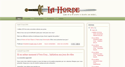 Desktop Screenshot of lahorde.net